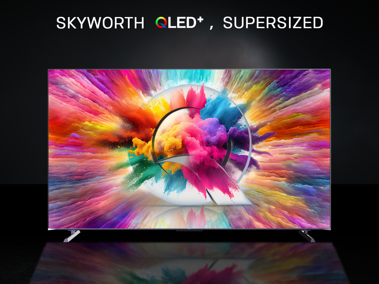 100SUE8600 GLOBAL TOP 1 100″ QLED TV - Skyworth